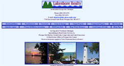 Desktop Screenshot of lake-shore-realty.com